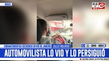 Tremendo: delincuente le robó el celular a pasajero, automovilista lo persiguió y lo atropelló