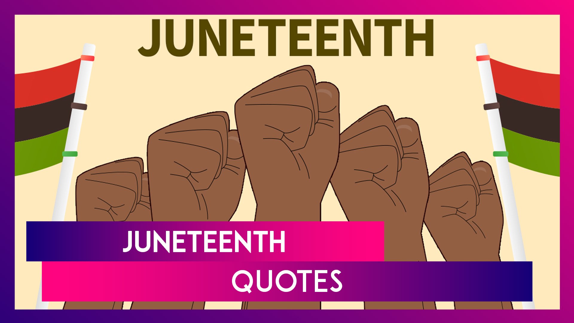 ⁣Juneteenth 2024 Slogans, Wishes, Wallpapers, Greetings, Quotes And Messages To Share