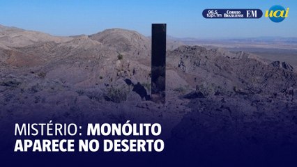 Monólito misterioso "surge" em deserto perto de Las Vegas