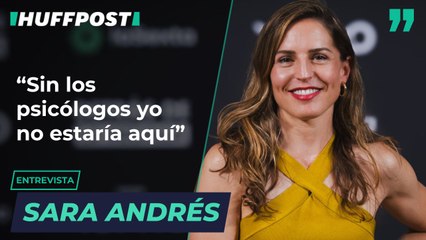 Sara Andrés: "Sin los psicólogos yo hoy no estaría aquí"