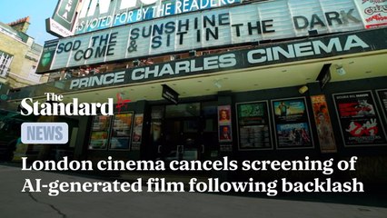 London cinema cancels screening of AI-generated film following backlash