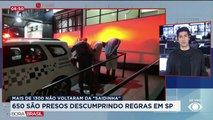 Mais de 1.350 presos não retornam da saída temporária em SP