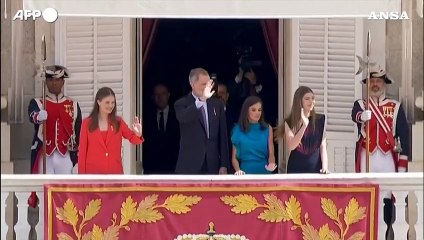 Spagna, al Palazzo Reale la cerimonia per i 10 anni di regno di Felipe VI