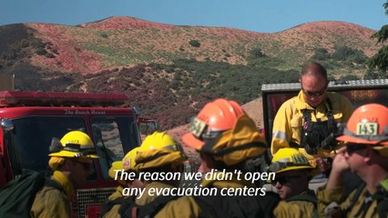 California firefighters battle biggest blaze of the year