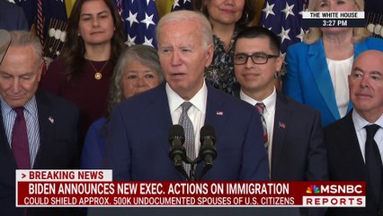 Biden lanzó un plan para regularizar a unos 500 mil migrantes
