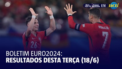Resultados dos jogos de terça-feira (18/6) pela Eurocopa