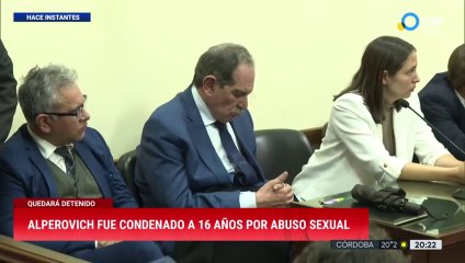 Download Video: Alperovich fue condenado a 16 años de prisión