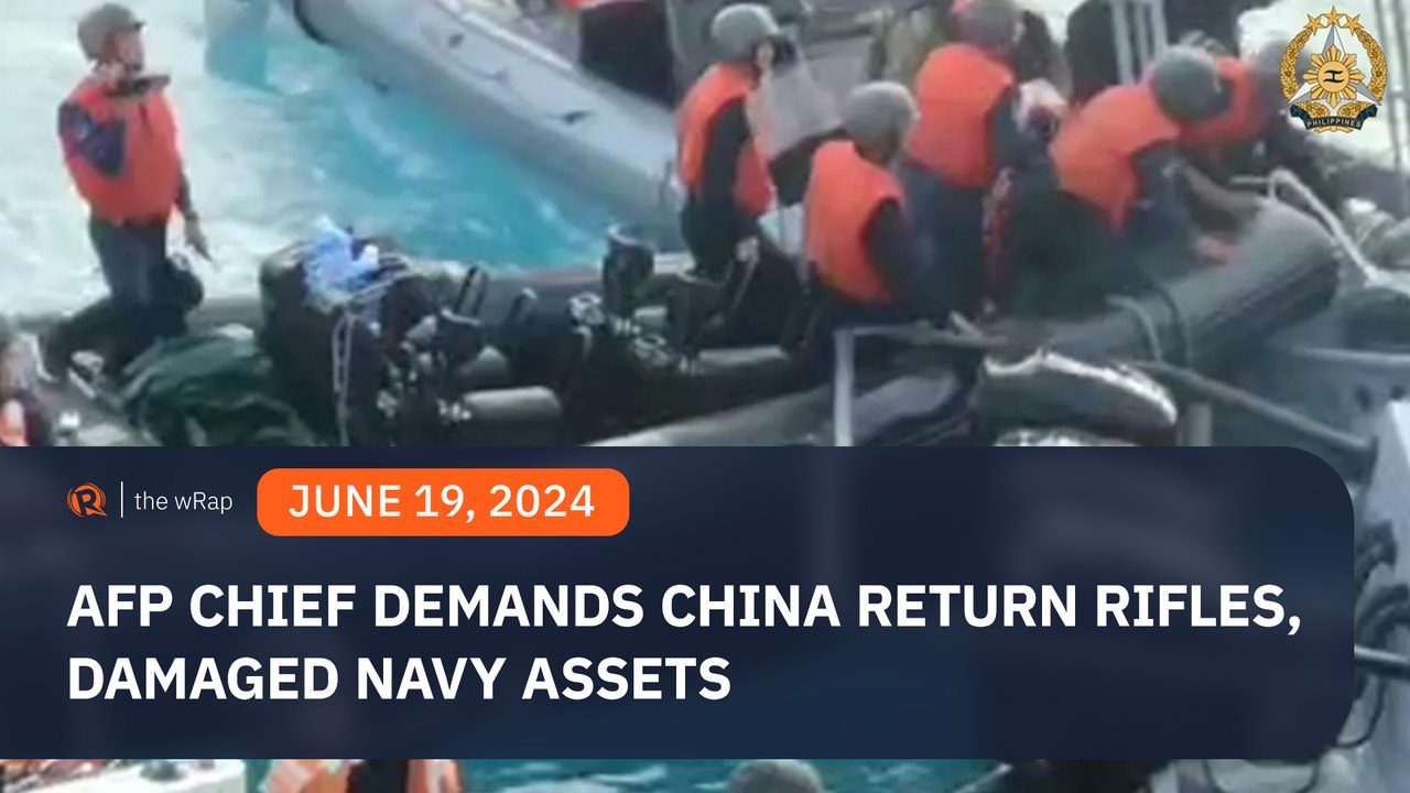 Chinese coast guard boarded PH ship, seized rifles, punctured boats off Ayungin Shoal, says Brawner