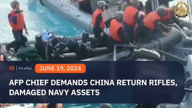 Chinese coast guard boarded PH ship, seized rifles, punctured boats off Ayungin Shoal, says Brawner