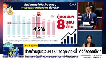ขอ 3.75 ล้านล้าน | ข่าวข้นคนข่าว | 19 มิ.ย. 67 | PART 3