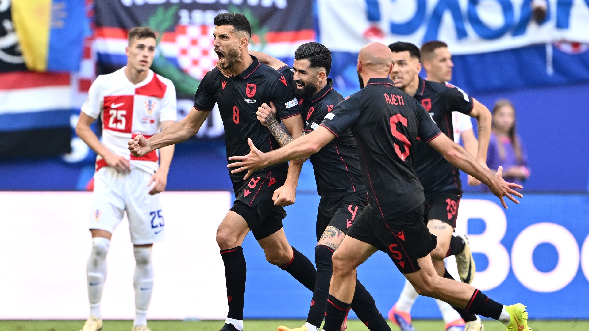 Croatia and Albania play out four goal thriller at Euro 2024
