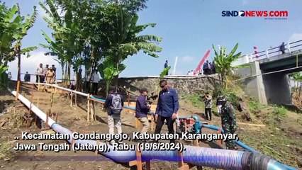 Presiden Jokowi Tinjau Program Pompanisasi untuk Sawah Tadah Hujan di Karanganyar