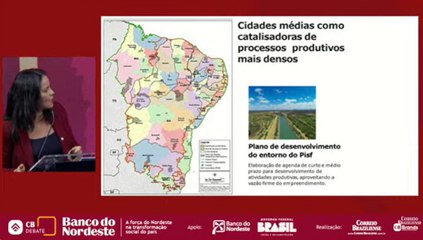 CB DEBATE: ADRIANA MELO, SECRETARIA NACIONAL DE POLÍTICAS DE DESENVOLVIMENTO REGIONAL E TERRITORIAL DO MDIC