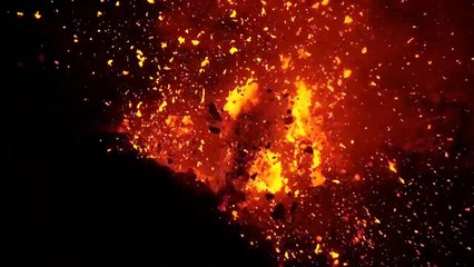 El Etna reanuda su actividad con el fenómeno de salpicaduras