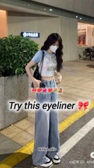 Try this eyeliner #viral #viralvideo #shorts #eyeliner #try #1million