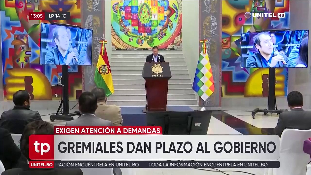 Gremiales emplazan al Gobierno a dar solución a sus demandas en 15 días; advierten con otras movilizaciones