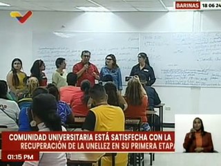51 aulas recuperadas en la UNELLEZ del edo. Barinas en su primera etapa