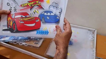 Unboxing and Review of Cartoon Folder for Kids Zipper Envelope Bag A4 Documents File Storage Bag with Snap Button Closer A4 Zip File Folders Zipper Pouch Bags Return Gifts