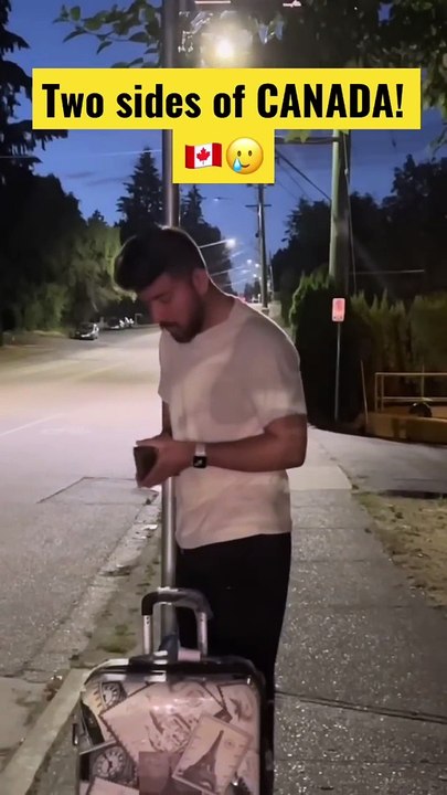 BOTH FACES OF CANADA! #shorts #india #canada #internationalstudents #youtube
