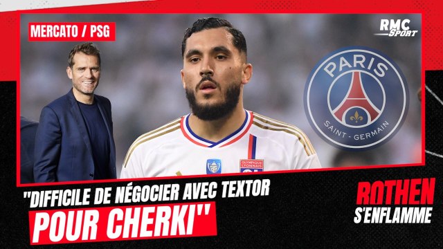 Mercato / PSG : “Difficile de négocier avec Textor pour Cherki”, explique Rothen