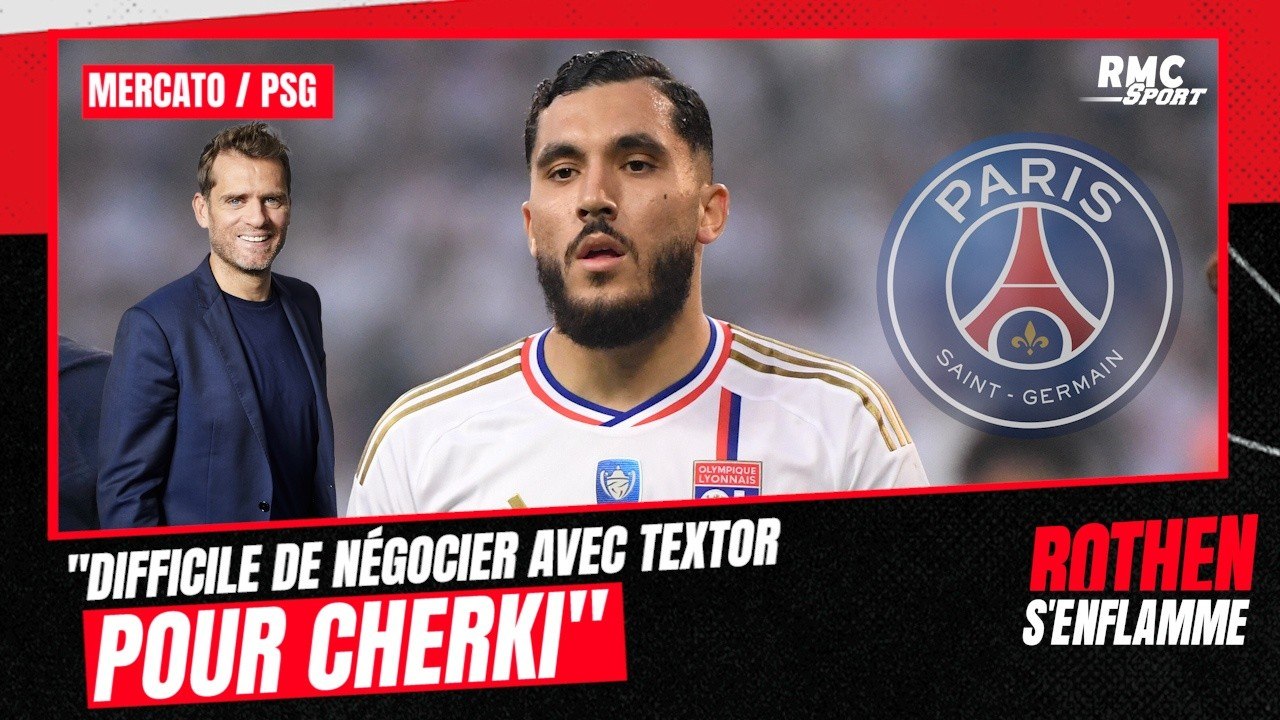 Mercato / PSG : “Difficile de négocier avec Textor pour Cherki”, explique Rothen