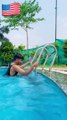 America  vs Japan  vs India  Swimming pool   Time ️ #dushyantkukreja #shorts