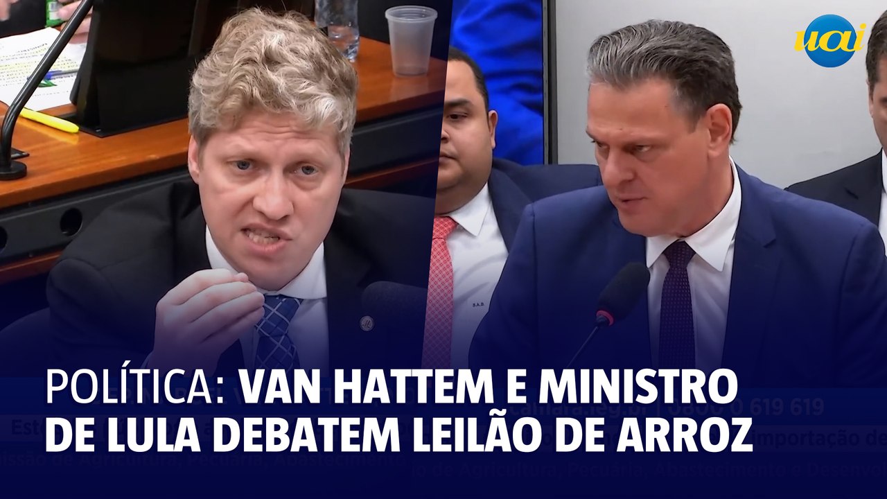 Van Hattem e ministro da agronomia debatem sobre leilão