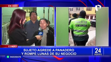 Comas: familia vive atemorizada por constantes ataques y amenazas de sujeto