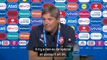 Serbie - Stojkovic : "Tadic s'est excusé, il faut passer à autre chose !"