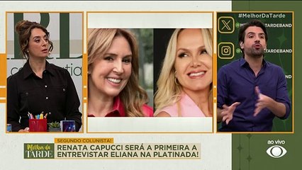 Eliana segue futuros colegas nas redes sociais |Melhor da Tarde