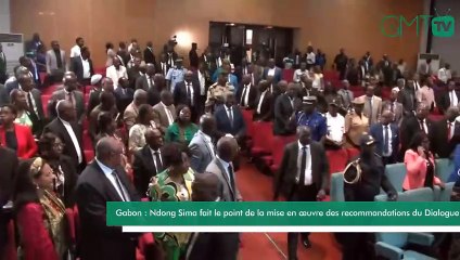 [#Reportage] Gabon : Ndong Sima fait le point de la mise en œuvre des recommandations du Dialogue