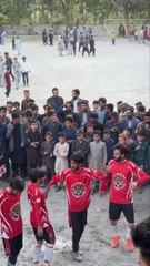 Gilgit baltistan Football team dance after wining match