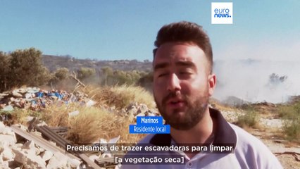 Incêndio nos arredores de Atenas obriga a retirar milhares de pessoas