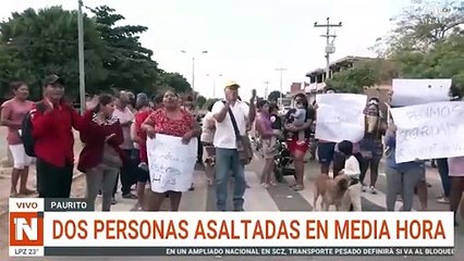dos personas asaltadas en media hora