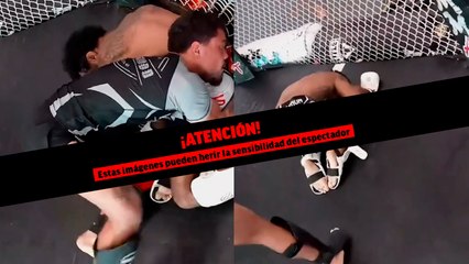 Video sensible: Mike Davis, peleador de UFC, sufre brutal lesión durante su entrenamiento