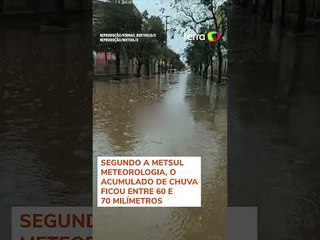 Porto Alegre volta a registrar alagamentos após fortes chuvas atingirem o RS #shorts