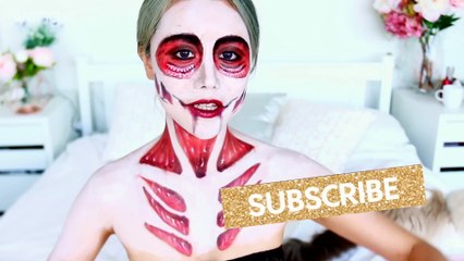 Boyfriend Does My Makeup Halloween Edition ♥ Attack On Titan Annie Makeup Transformation ♥ Wengie