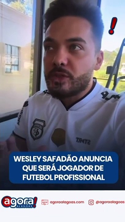 WESLEY SAFADÃO ANUNCIA QUE SERÁ JOGADOR DE FUTEBOL PROFISSIONAL