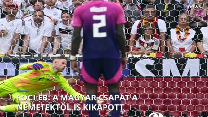 Második mérkőzését is elveszítette a magyar válogatott a labdarúgó Európa-bajnokságon