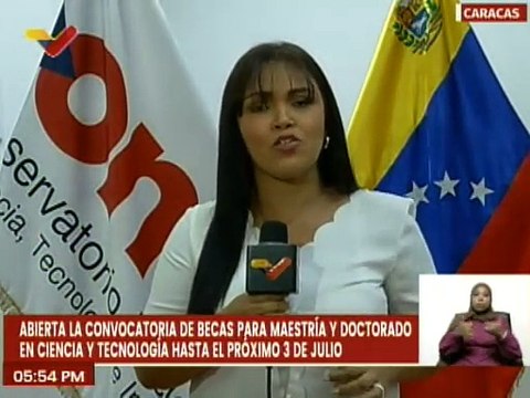 Caracas | Inicia convocatoria de becas para maestría y doctorado en ciencia y tecnología