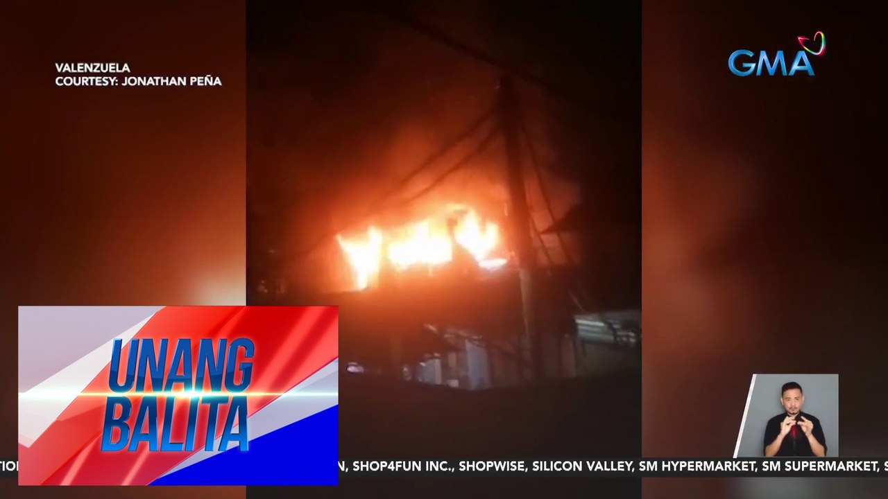 8 bahay, nasunog sa Brgy. Malinta; residente, isinugod sa ospital dahil sa mga natamong paso | Unang Balita