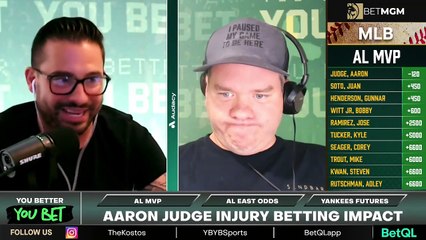 AL MVP Bets With Aaron Judge Injured