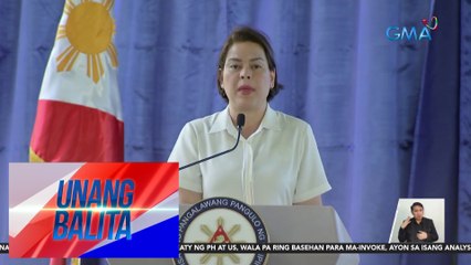 Sen. Pres. Chiz Escudero, tinawag na 'inevitable' ang pagbitiw ni VP Sara Duterte bilang miyembro ng gabinete | Unang Balita