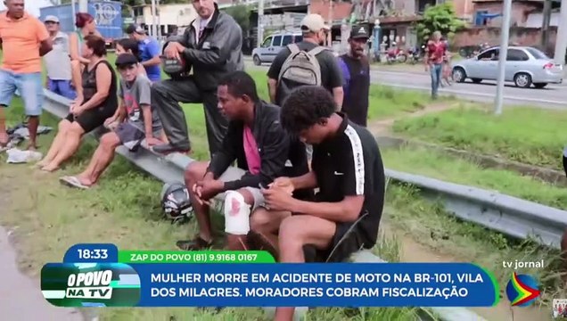 Após morte de mulher, moradores das proximidades da BR-101 cobram fiscalização