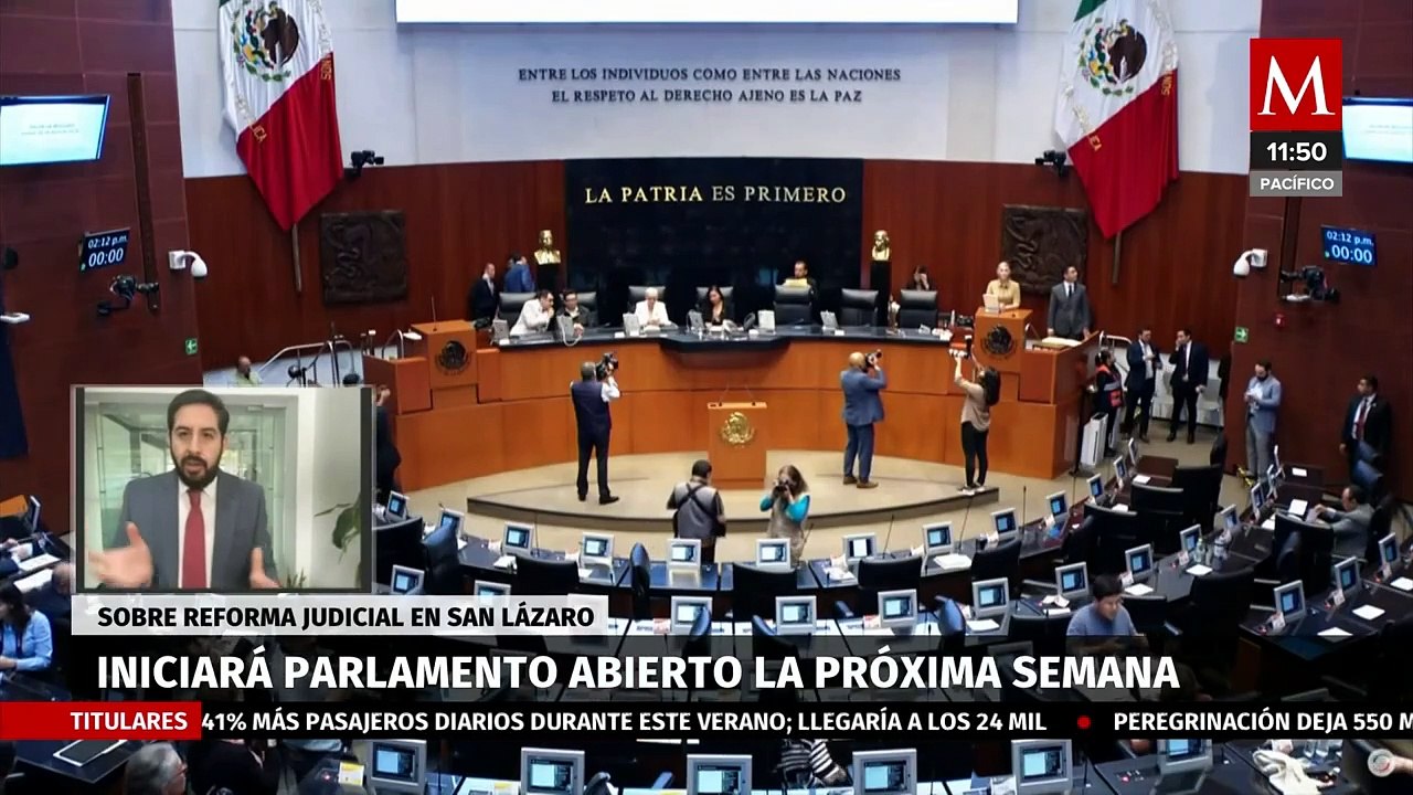 "Pronosticamos 8 foros en 5 entidades del país": Halmet García sobre reforma al Poder Judicial