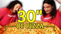 Pizza Challenge | Eating 11 Pounds Of Pizza In Under 40 Minutes