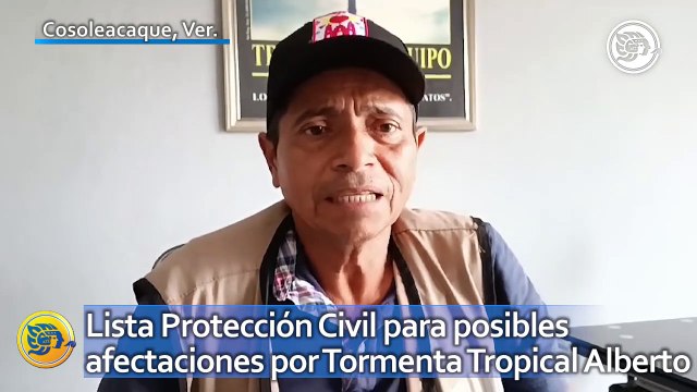 Lista Protección Civil para posibles afectaciones por Tormenta Tropical Alberto