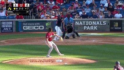 MLB: Ildemaro Vargas responde como emergente con un gran batazo