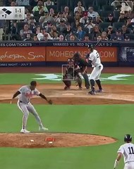 Sensacional Jonrón de Giancarlo Stanton levantó a todos en el Yankee Stadium