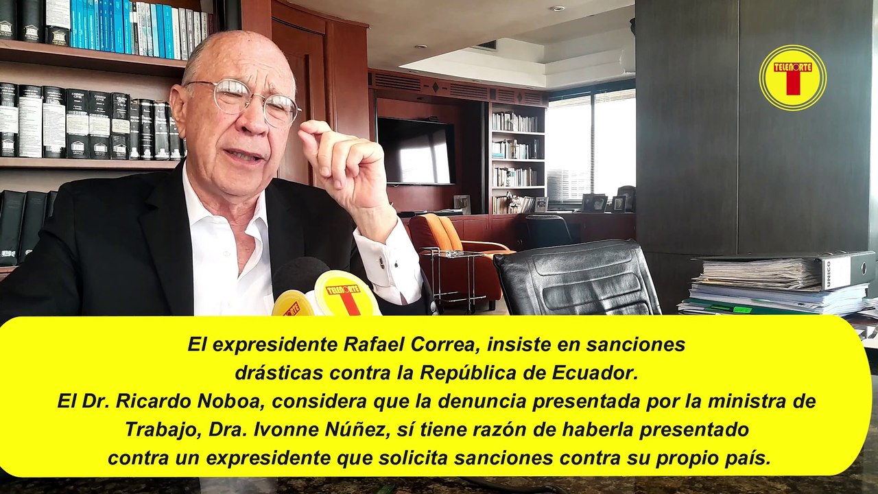 DR. RICARDO NOBOA: EL PRESIDENTE DANIEL NOBOA HA TOMADO DECISIONES TRASCENDENTES PARA EVITAR LA IMPUNIDAD